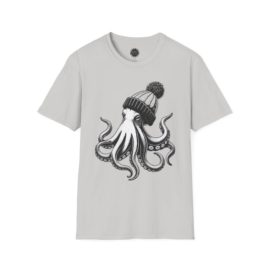 Pacific Works Collection - Hipster Octopus Graphic T-Shirt — CaliPride Clothing