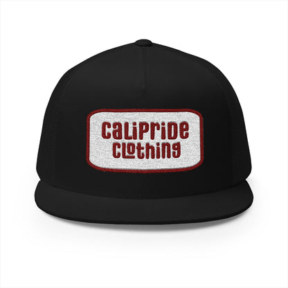 CaliPride Clothing Red Oval Logo Trucker Cap