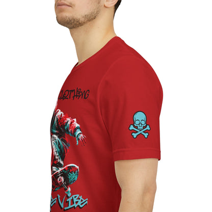 Skate & Surf Collection - Savage Vibe Skater Graphic T-Shirt - CaliPride Clothing