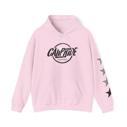 'West Coast Vibe', Checkered Sugar Skull & Stars Hoodie - CaliPride Clothing