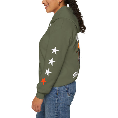 Urban Underground Collection | West Coast State of Mind - Floral Poppy & Sugar Skull Hoodie | CaliPride Clothing