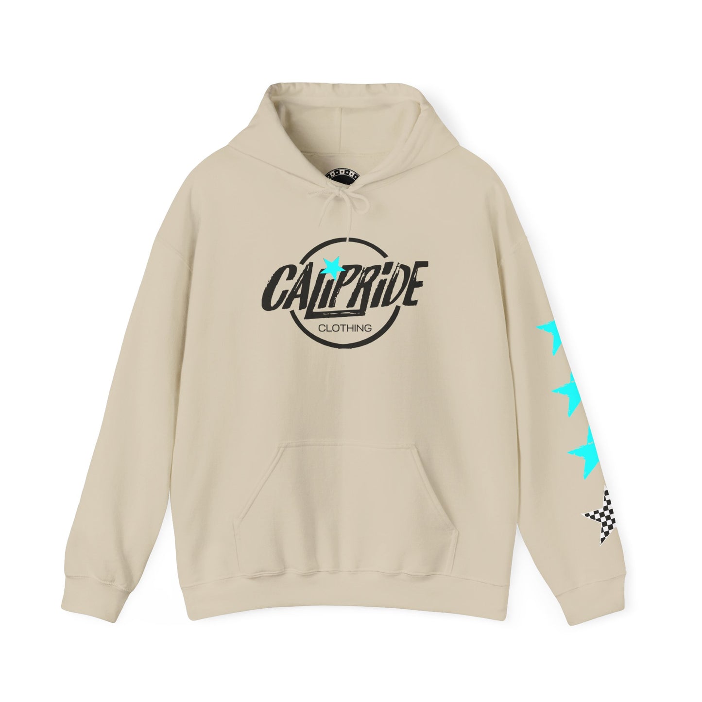 'West Coast Vibe' Graphic Hoodie w Stars - Multiple colors | CaliPride Clothing