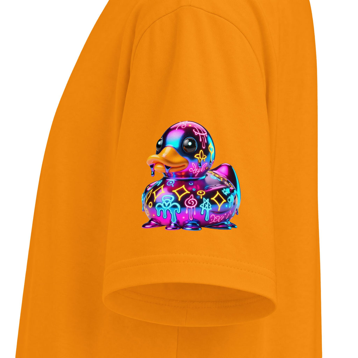 Urban Underground Collection - Neon Drip, Rub'a Ducky, Graphic 4-way T Shirt - CaliPride Clothing