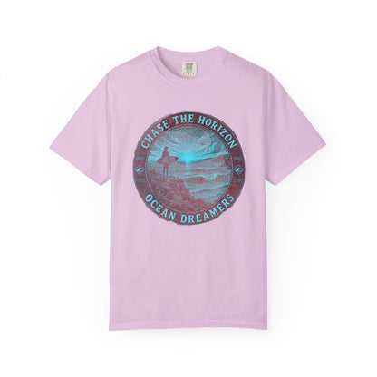Surf & Beach Collection - Ocean Vibes Series, Chase the Horizon, T-shirt - CaliPride Clothing