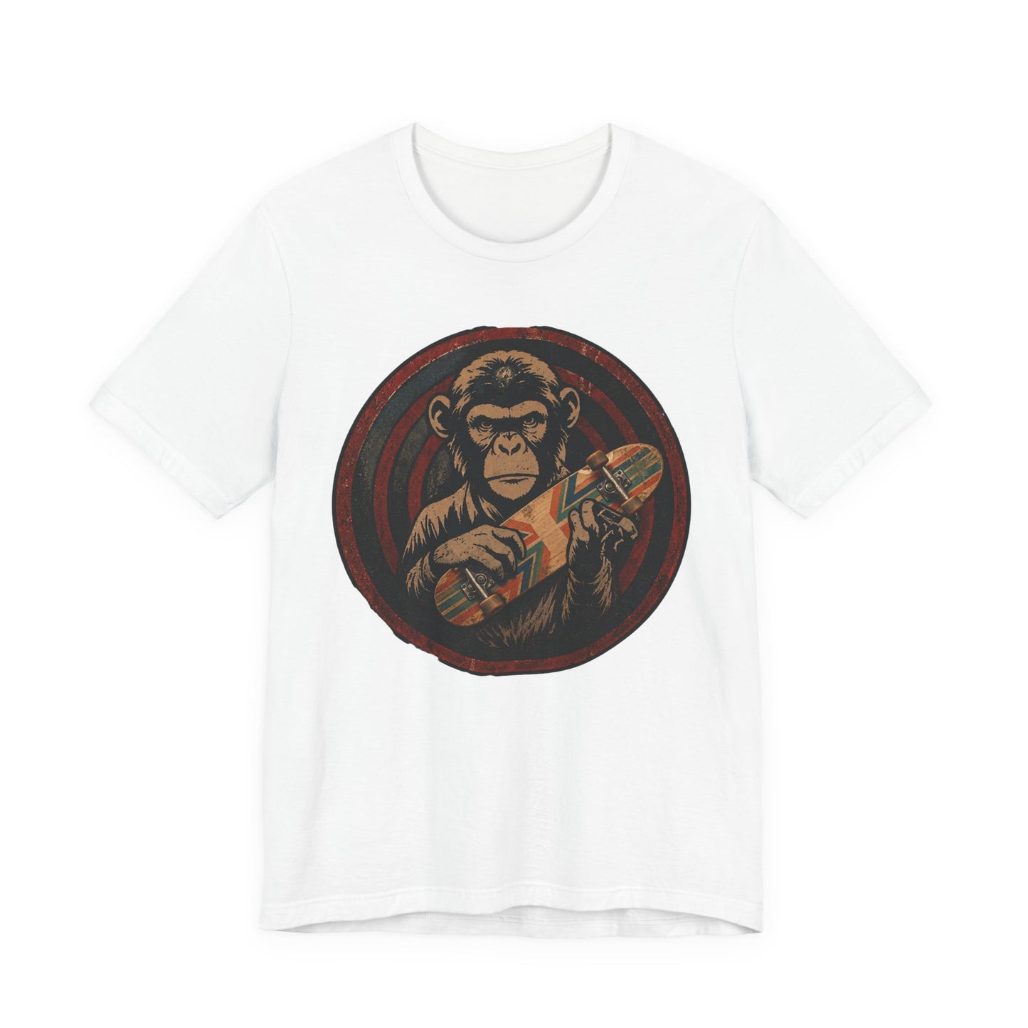 Skate & Surf Collection - Chimpin' Around, Graphic T-Shirt - CaliPride Clothing