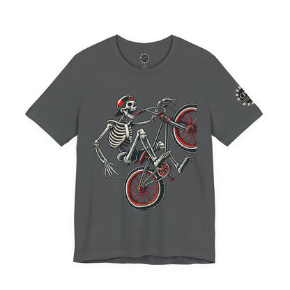 Skate & Surf Collection - Ride Til I Die, Skeleton Graphic T - Shirt - CaliPride Clothing