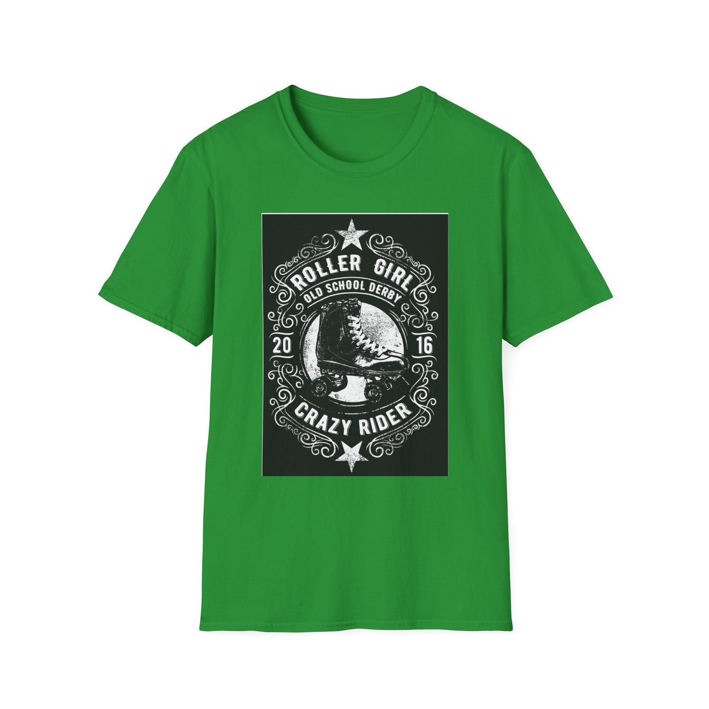 Roller Girl Crazy Rider T-shirt | Skate Derby Graphic