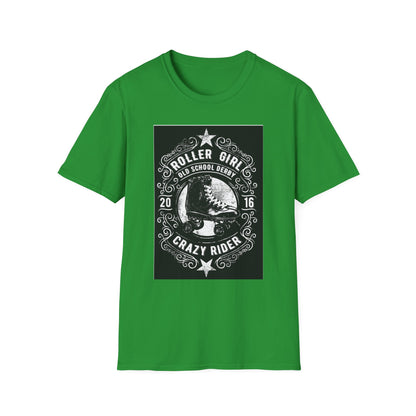 Roller Girl Crazy Rider T-shirt | Skate Derby Graphic