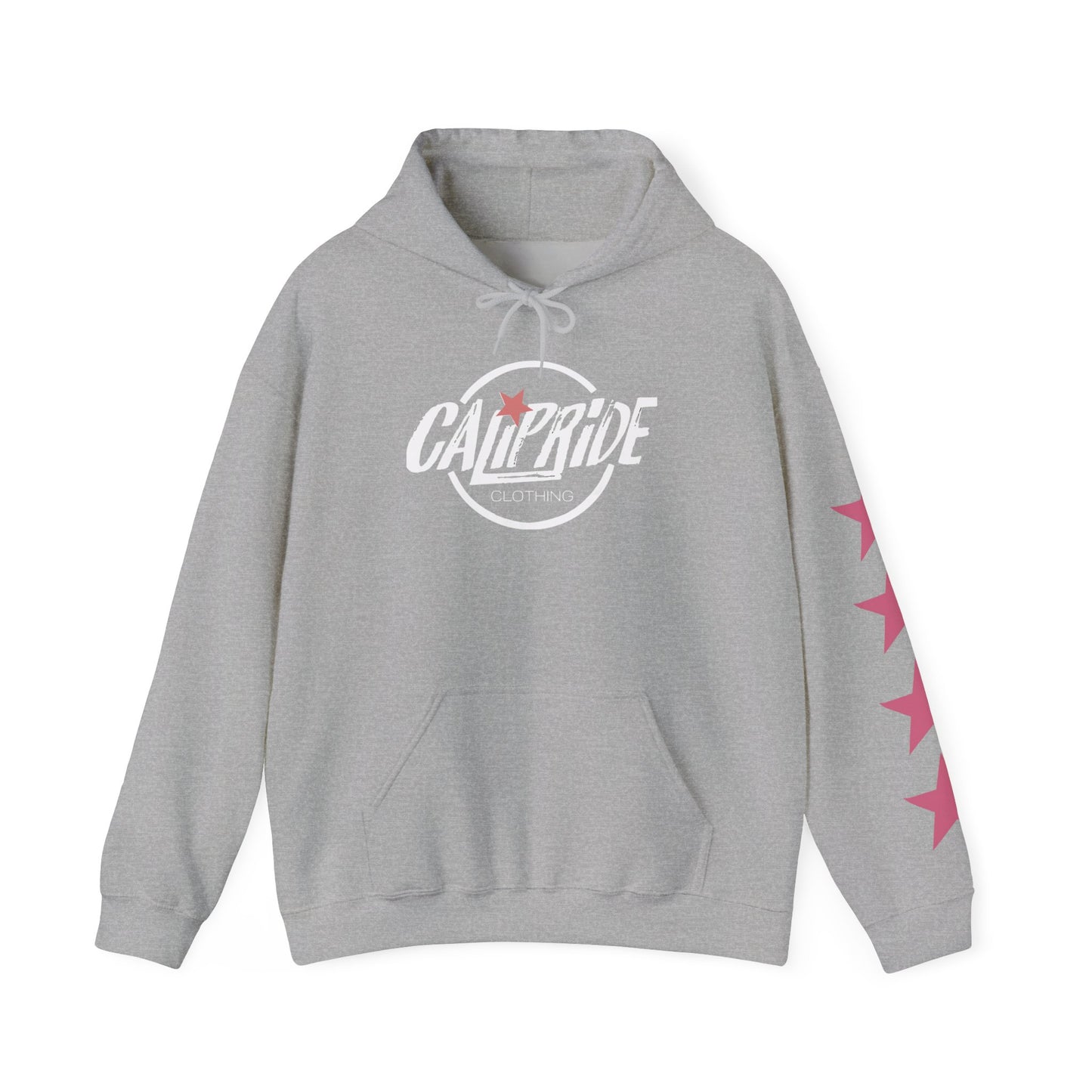 'West Coast Vibe' Hoodie, multicolor w Stars, Graphic Hoodie | CaliPride Clothing