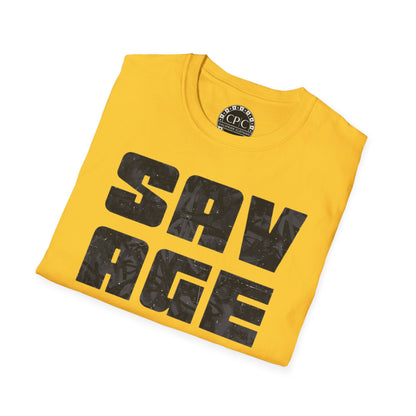 "Savage Vibe Graffiti Block" Series, Black & Grey logo — CaliPride Clothing