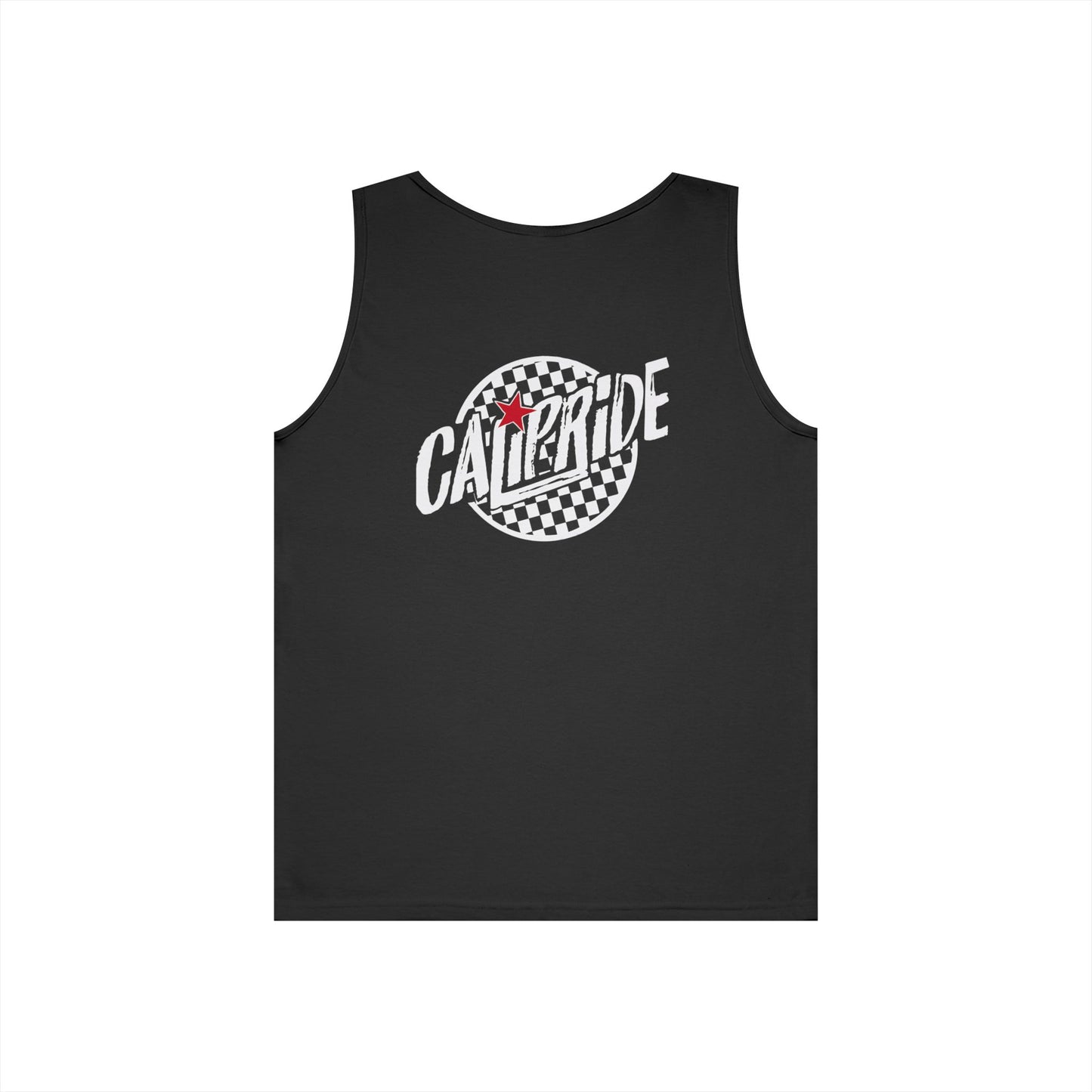 Skate & Surf Collection - CaliPride Checkered Logo, Tank Top - CaliPride Clothing