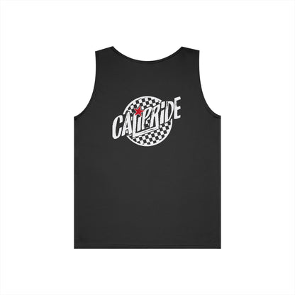 Skate & Surf Collection - CaliPride Checkered Logo, Tank Top - CaliPride Clothing