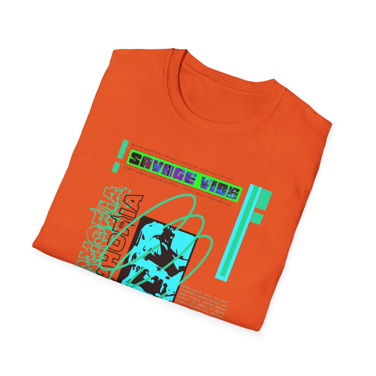 Urban Underground Collection - Savage Vibe, Euphoria 66, Graphic T Shirt - CaliPride Clothing