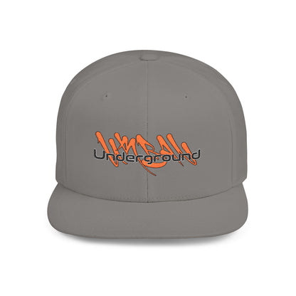 Copy of Urban Underground Collection - Underground, Flat Bill Snapback, Hat - Embroidered - CaliPride Clothing