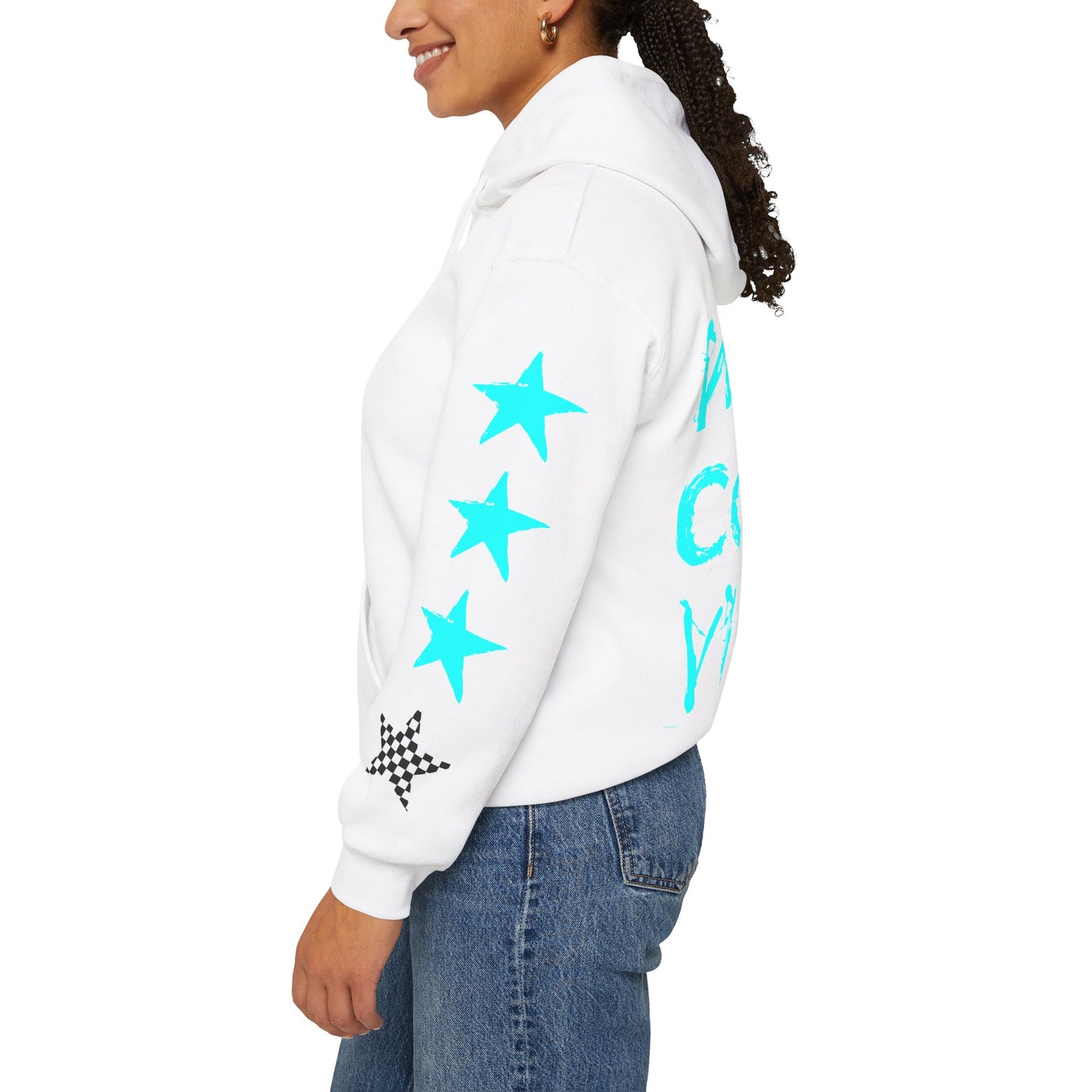 'West Coast Vibe' Graphic Hoodie w Stars - Multiple colors | CaliPride Clothing