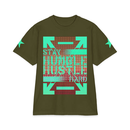 Urban Underground Collection - 'Stay Humble, Hustle Hard' double sided Rockstar Graphic T Shirt — CaliPride Clothing