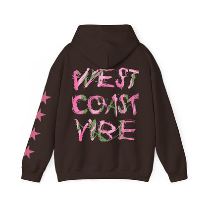 Urban Underground Collection | West Coast Vibe series - Multicolor Graphic & Stars Hoodie - CaliPride Clothing