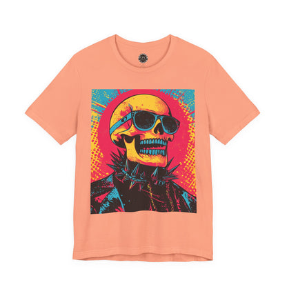 Punk Resurrected Collection - Blue Toothed Punk, Retro Graphic T - Shirt - CaliPride Clothing