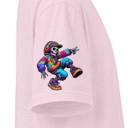 Urban Underground Collection - Neon Drip, Skeleton Jam, Graphic 4-way T Shirt - CaliPride Clothing