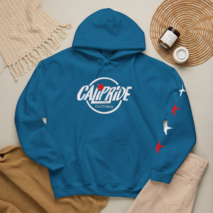 Urban Underground Collection | West Coast Vibe series - Graphic & Stars Hoodie - CaliPride Clothing