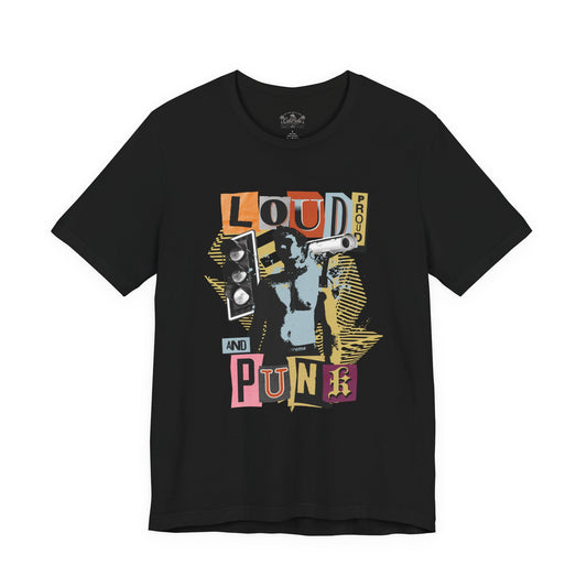 Concrete & Scars Skatewear Collection - Loud Proud and Punk, Graphic T-Shirt - CaliPride Clothing
