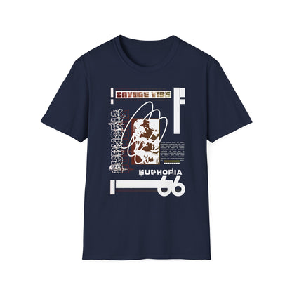 Urban Underground Collection - Savage Vibe, Euphoria 66, Graphic T Shirt - CaliPride Clothing