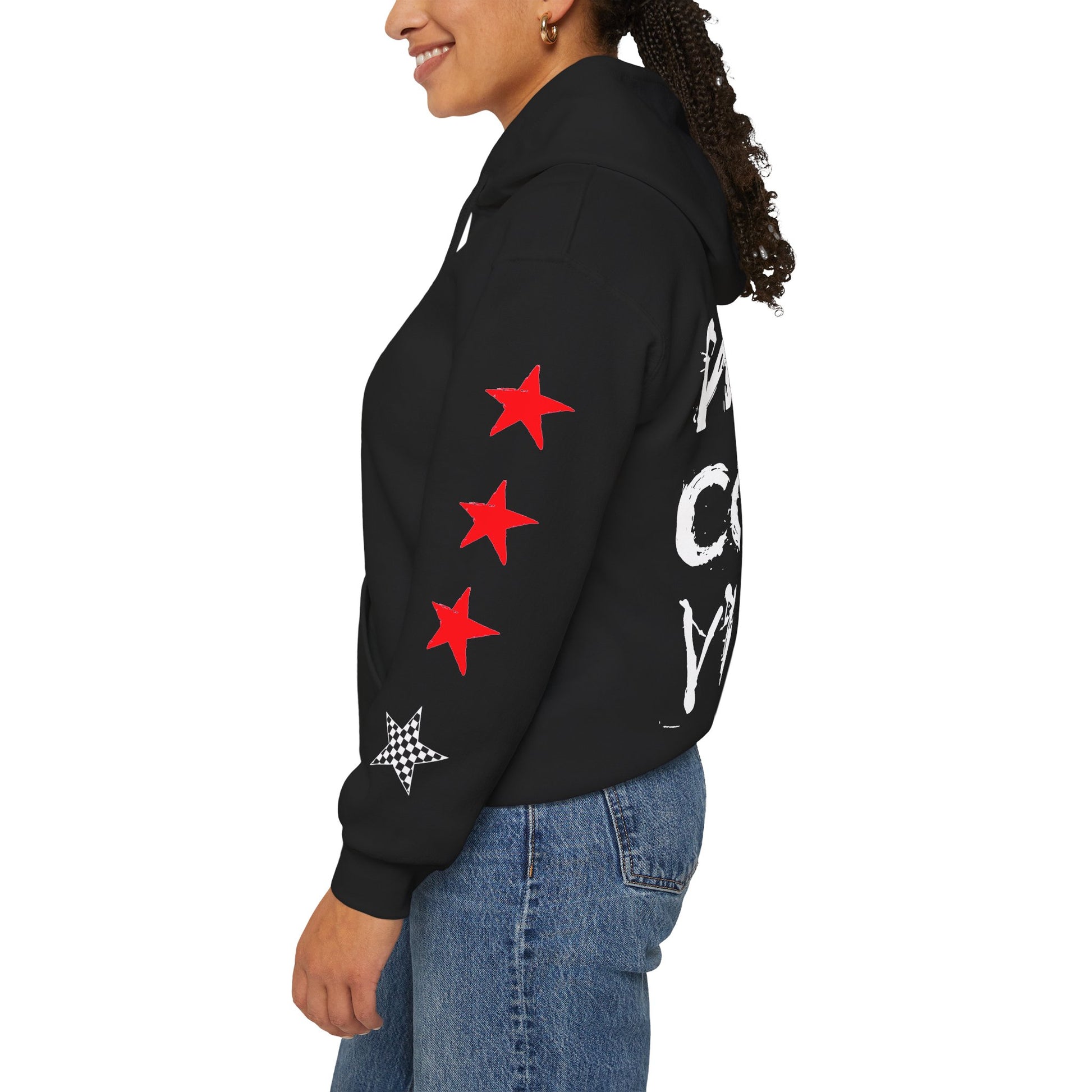 Urban Underground Collection | West Coast Vibe series - Graphic & Stars Hoodie - CaliPride Clothing