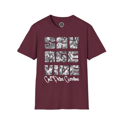 Savage Vibe Graffiti Block, Monochrome gray - CaliPride Clothing