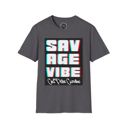 "Savage Vibe Graffiti Block" Series, 3D Anaglyph T Shirt — CaliPride Clothing