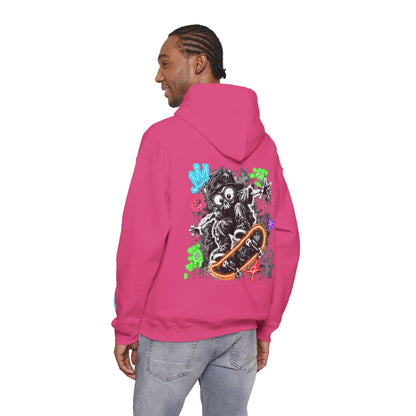 Skate & Surf Collection - Neon Skizzy Skater Graphic Hoodie, multiple colors | CaliPride Clothing