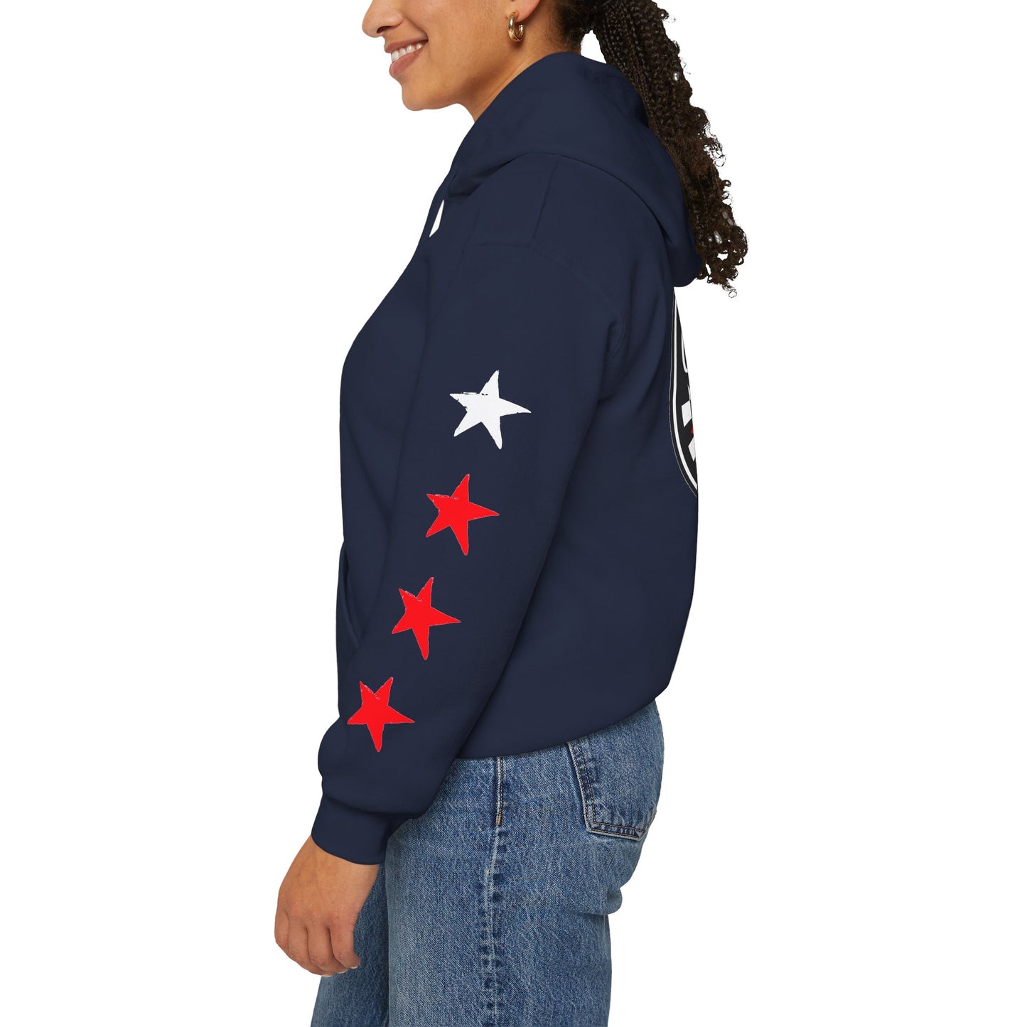Skate & Surf Collection - Checkered Star Emblem Hoodie, multiple colors | CaliPride Clothing