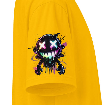 Urban Underground Collection - Neon Drip Drooly, Graphic 4-way T Shirt - CaliPride Clothing