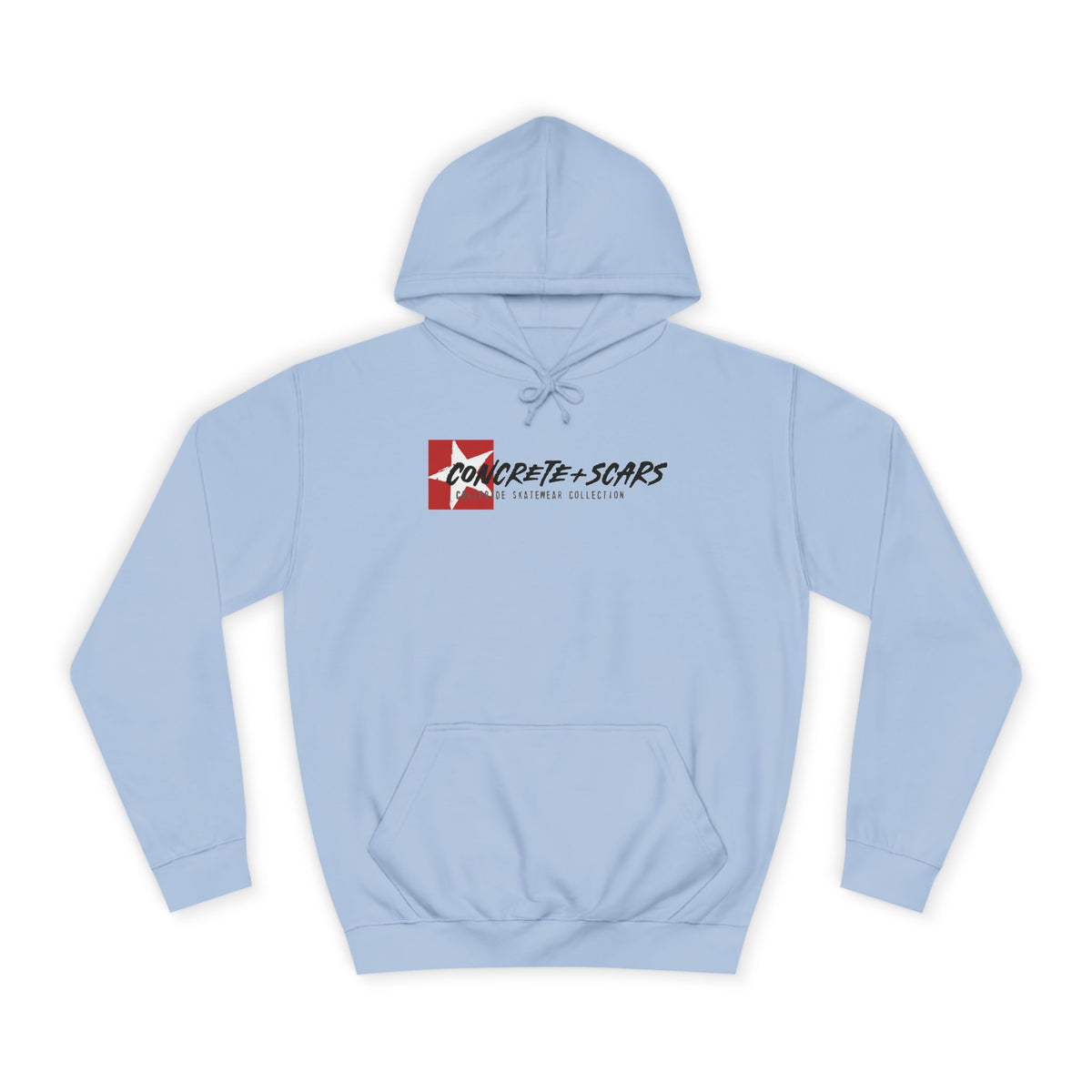 Concrete & Scars Skatewear Collection - C & S Signature Logo, Graphic Hoodie — CaliPride Clothing