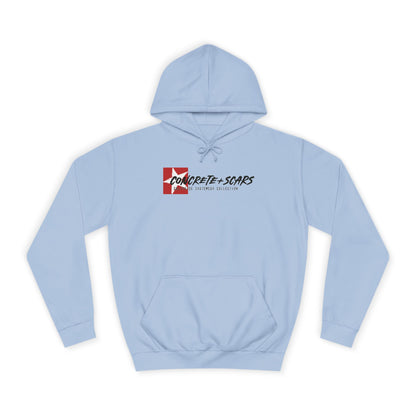 Concrete & Scars Skatewear Collection - C & S Signature Logo, Graphic Hoodie — CaliPride Clothing