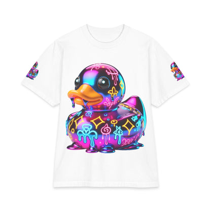 Urban Underground Collection - Neon Drip, Rub'a Ducky, Graphic 4-way T Shirt - CaliPride Clothing