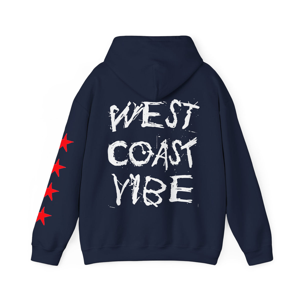 Urban Underground Collection | West Coast Vibe series - Graphic & Stars Hoodie - CaliPride Clothing