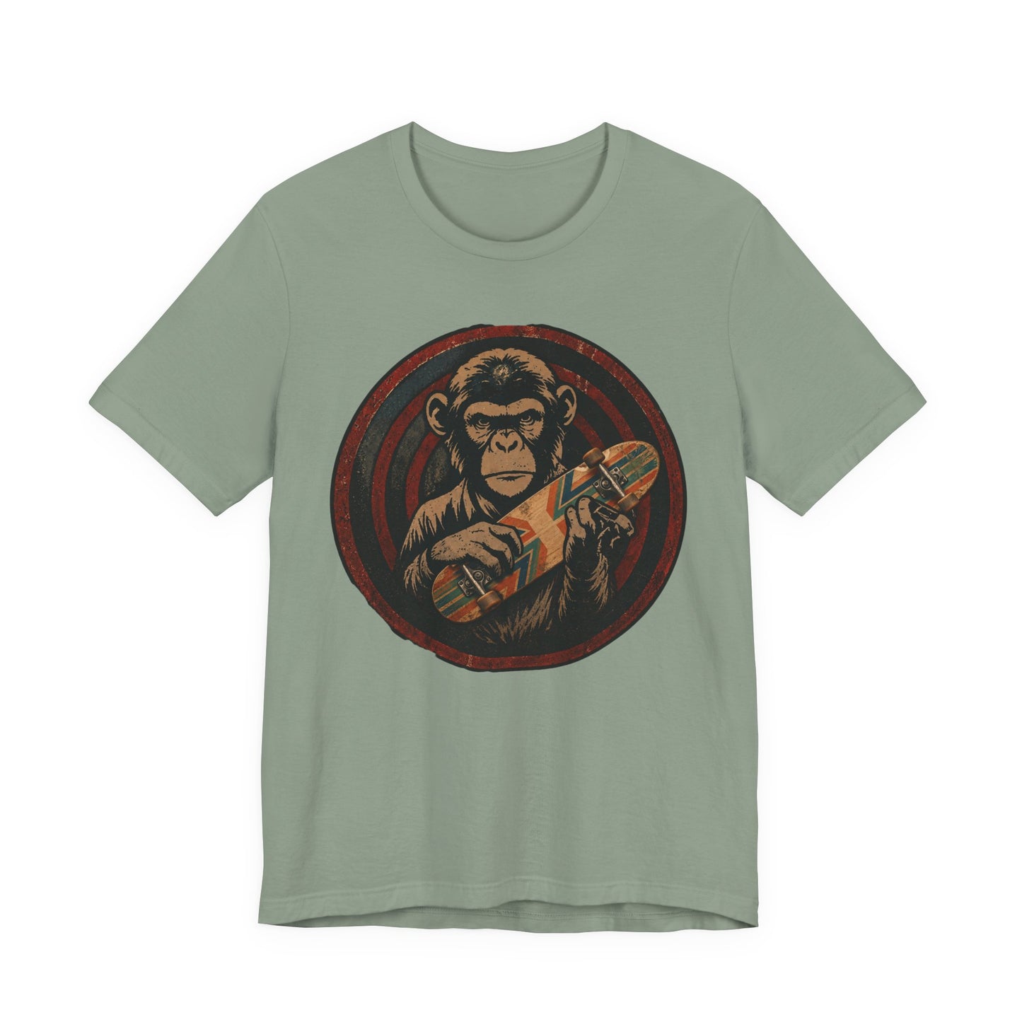 Skate & Surf Collection - Chimpin' Around, Graphic T-Shirt - CaliPride Clothing