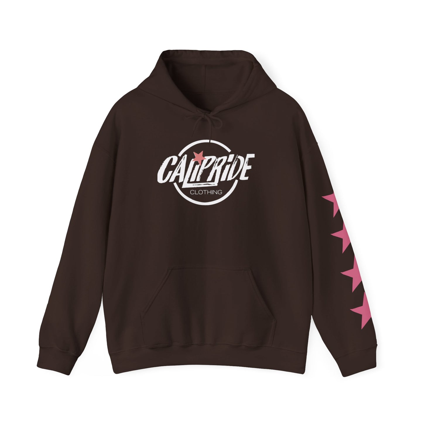 'West Coast Vibe' Hoodie, multicolor w Stars, Graphic Hoodie | CaliPride Clothing