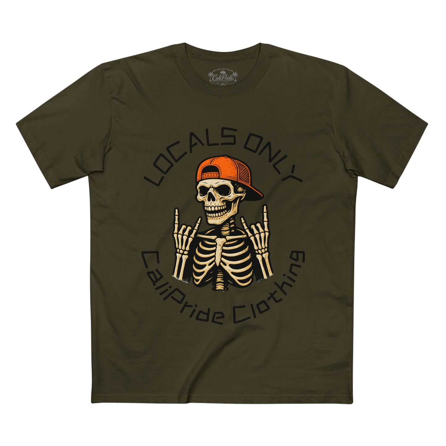 Skate & Surf Collection - Locals Only, Graphic T Shirt - CaliPride Clothing