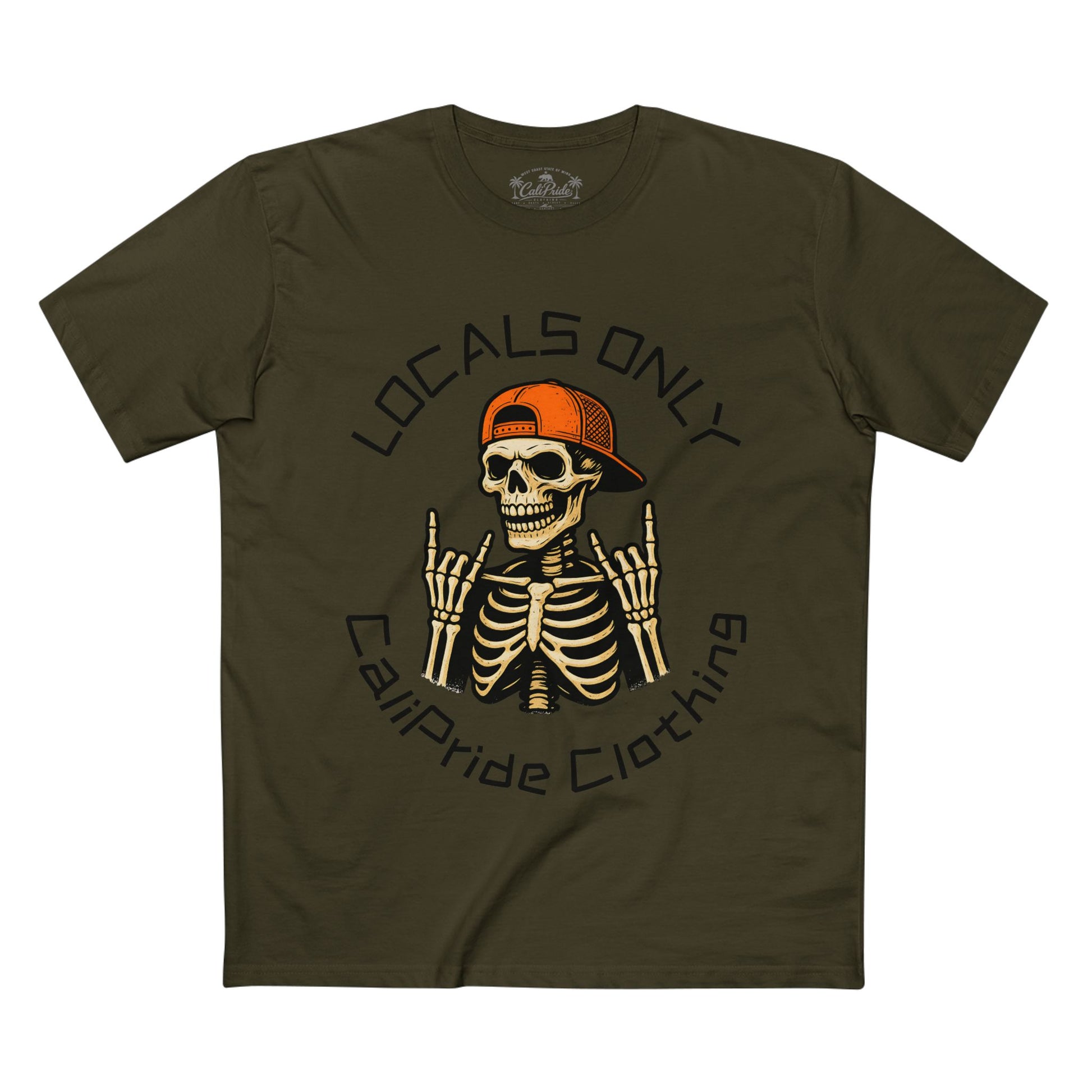 Skate & Surf Collection - Locals Only, Graphic T Shirt - CaliPride Clothing