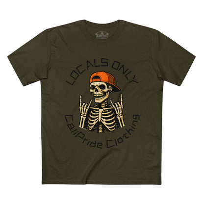 Skate & Surf Collection - Locals Only, Graphic T Shirt - CaliPride Clothing