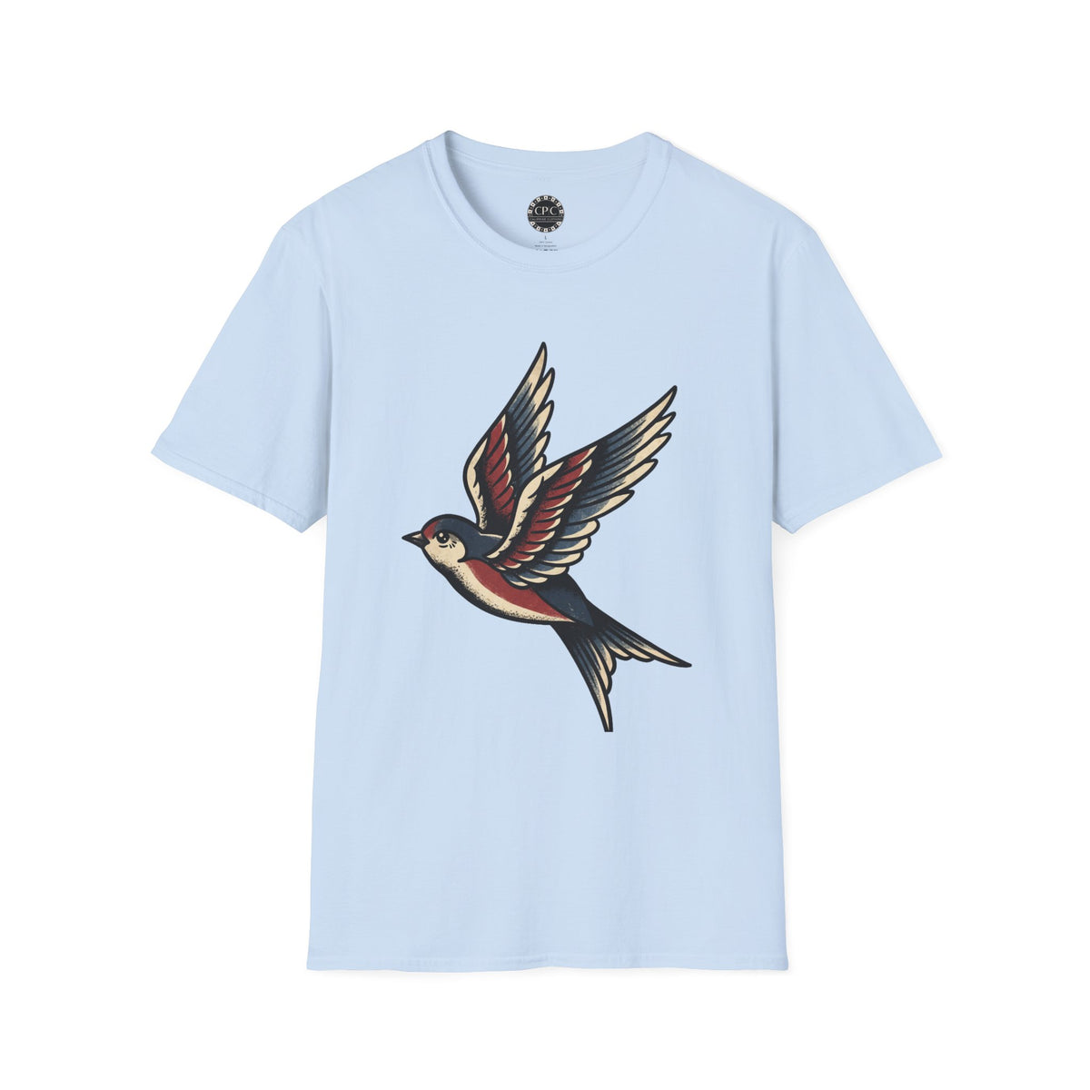 Pacific Works Collection - Vintage Flying Swallow Graphic Tee — CaliPride Clothing