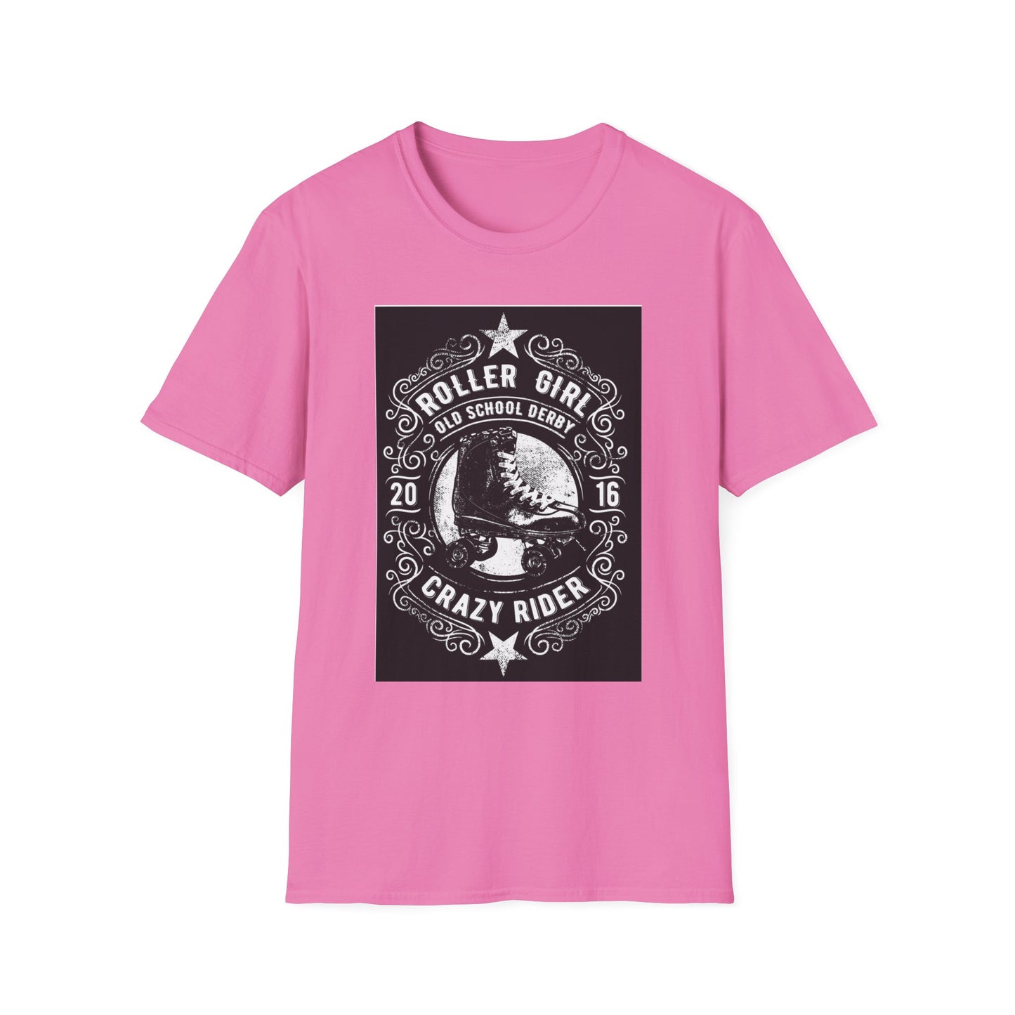 Roller Girl Crazy Rider T-shirt | Skate Derby Graphic