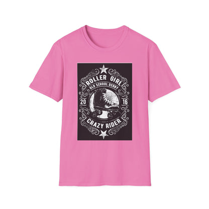 Roller Girl Crazy Rider T-shirt | Skate Derby Graphic