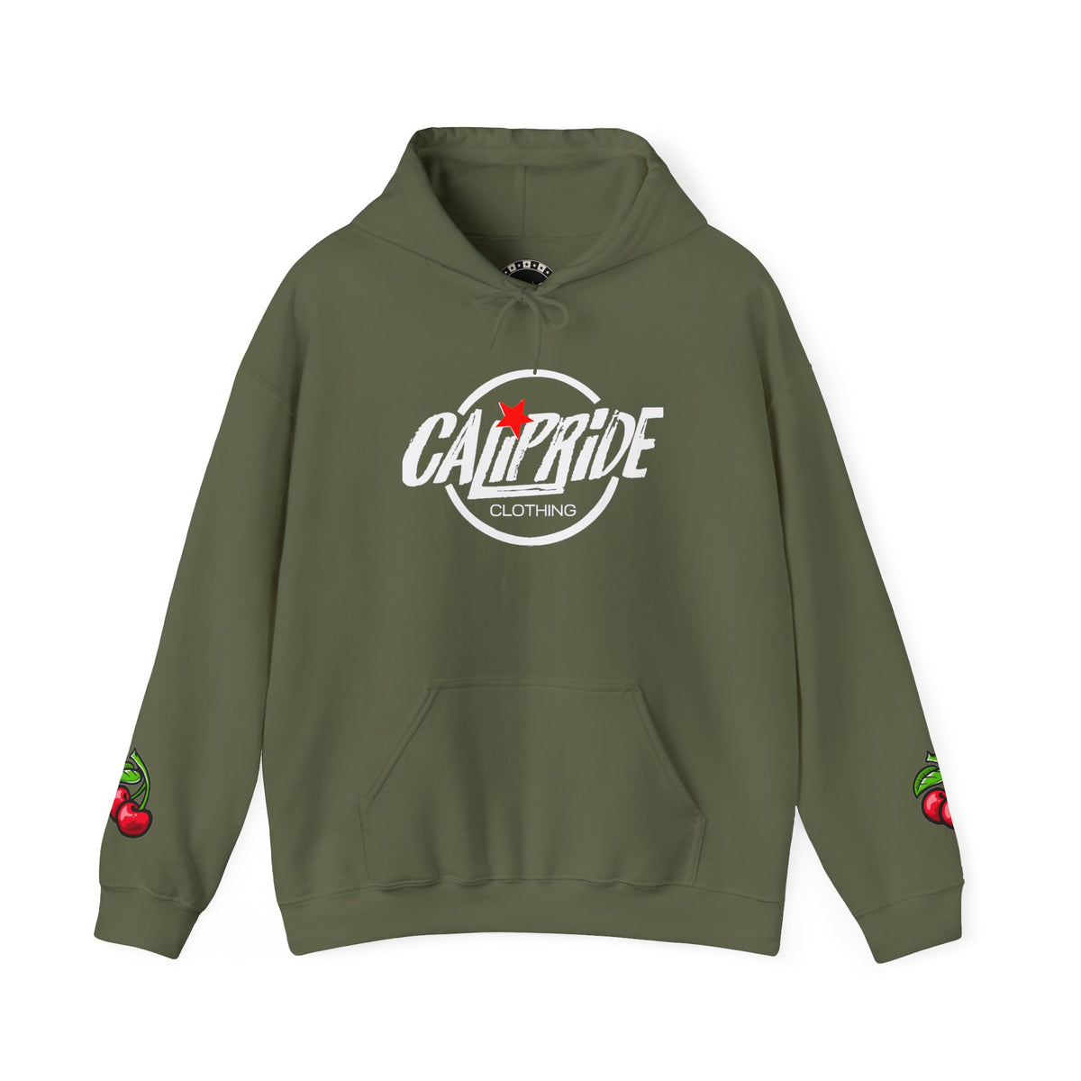 Urban Underground Collection - West Coast State of Mind, Checkers & Cherries Sugar Skull Hoodie - CaliPride Clothing
