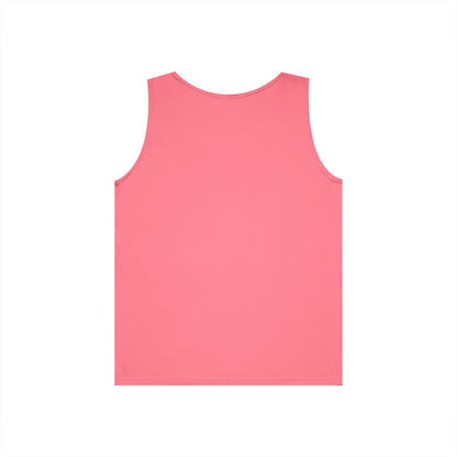 Retro Sun and Palms Silhouette Graphic Tank Top