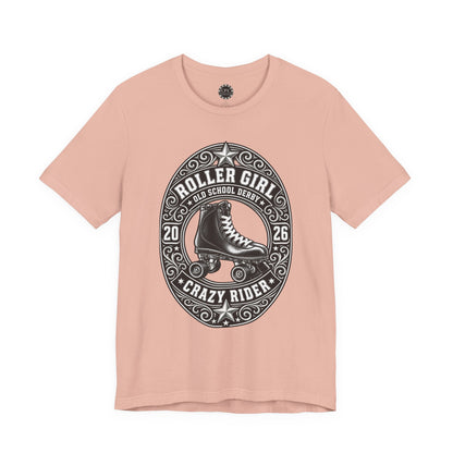 Punk Resurrected Collection - Roller Girl Crazy Rider, Graphic T-shirt | CaliPride Clothing