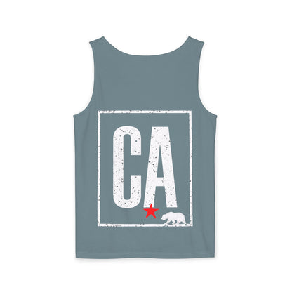 Surf & Beach Collection - CA State Bear, Tank Top | CaliPride Clothing
