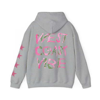 Urban Underground Collection | West Coast Vibe series - Multicolor Graphic & Stars Hoodie - CaliPride Clothing