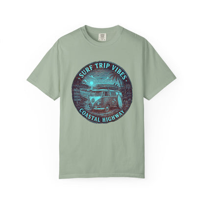 Surf & Beach Collection - Ocean Vibes Series, Surf Trip Vibes, T-shirt - CaliPride Clothing